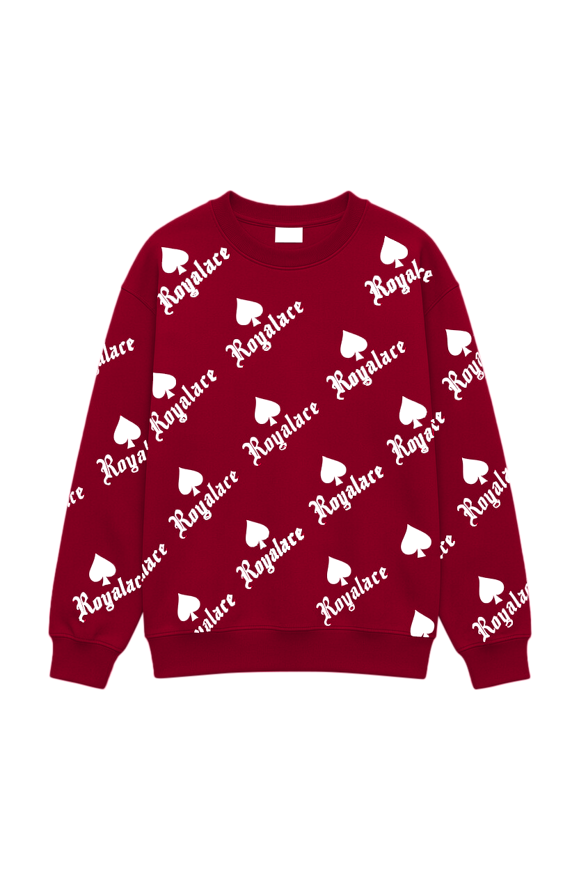 All-Over Crewneck Sweater