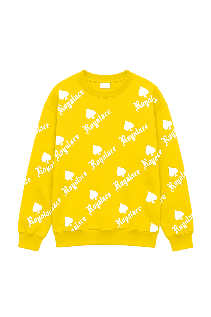 All-Over Crewneck Sweater