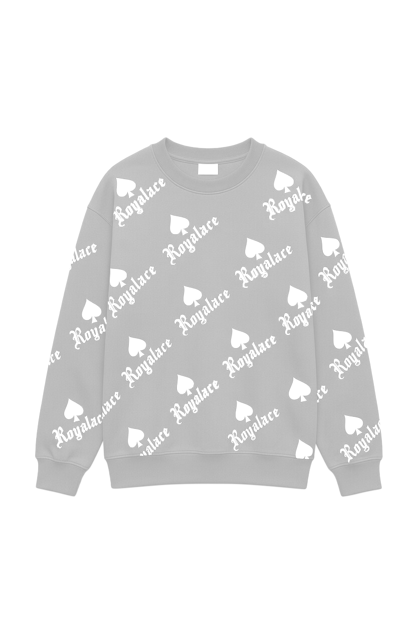 All-Over Crewneck Sweater