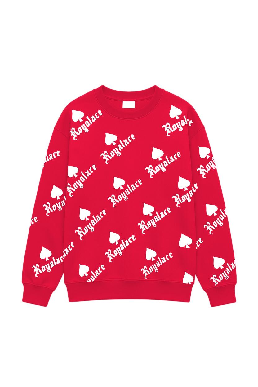 All-Over Crewneck Sweater