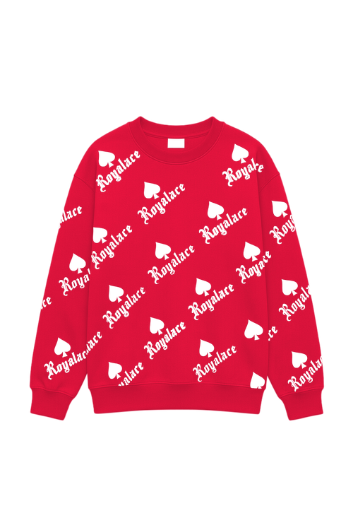 All-Over Crewneck Sweater