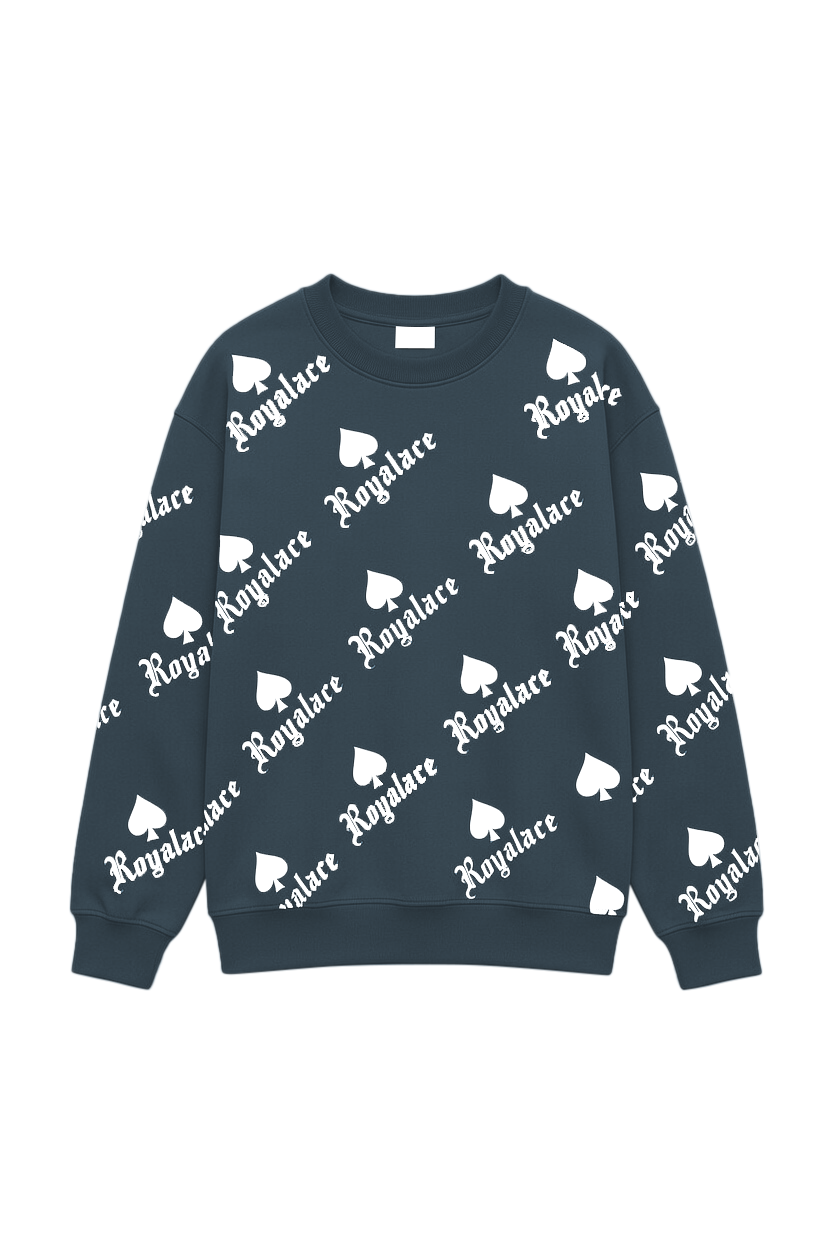 All-Over Crewneck Sweater
